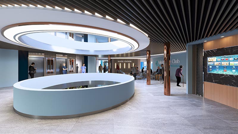 Oasis Center Hall & Nurse Station