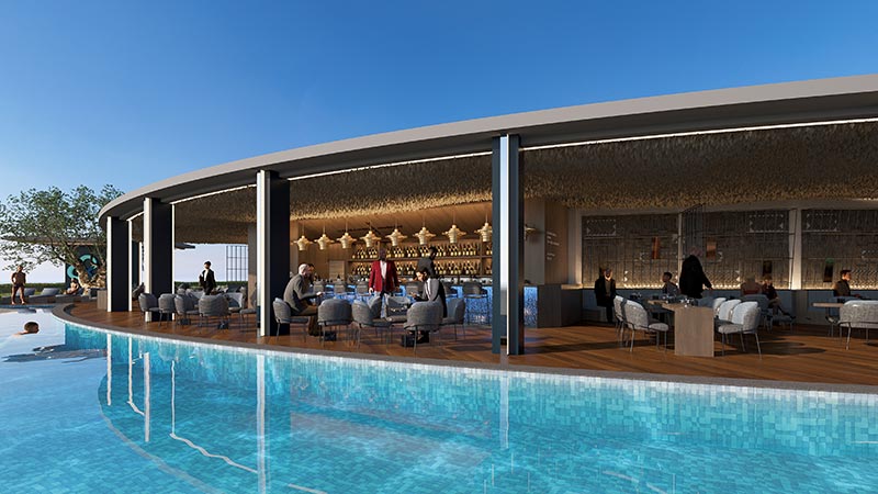 Oasis Skypool and Bar